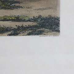 Antique Equestrian Lithograph Titled “Gone Away”