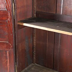 Diminutive French Provincial Carved Oak Two Door Armoire, 19th Century