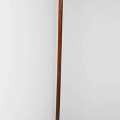 Elaborately Carved Rose Bud Walking Stick, 19th Century