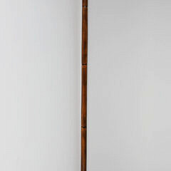 Carved Rose Bud Walking Stick, 19th Century