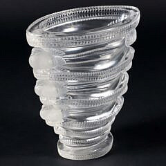 Rene Lalique France "Saint Marc" Vase, circa 1937