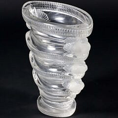 Rene Lalique France “Saint Marc” Vase, circa 1937