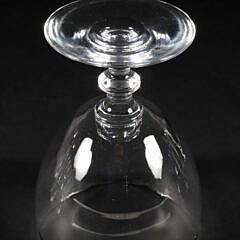 Set of Seven Signed Steuben Crystal Small Goblets