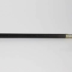 Whaler Made Double Bust Knob Walking Stick, 19th Century