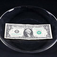 Set of 14 Steuben Glass Plates, Signed in Script
