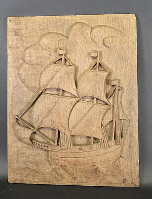 4653-955 Ship Plaque A