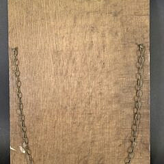 Vintage Relief Carved Wooden Clipper Ship Wall Plaque