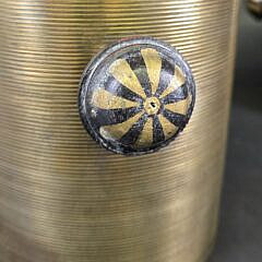 Pair of Vintage Brass Danish Ice Buckets, 20th century