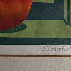 Vintage Sabra Field Limited Edition Silk Screen, “Tomatoes”