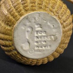 Vintage George Davis Ceramic 2 Egg Nantucket Lightship Basket, 20th century