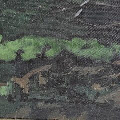 Vintage Robert Dandurand Nantucket Oil on Canvas, “Upper Main Street”, Painting