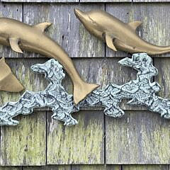 4669-955 Dolphin Sculpture A