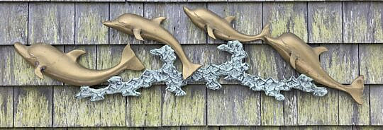 4669-955 Dolphin Sculpture A