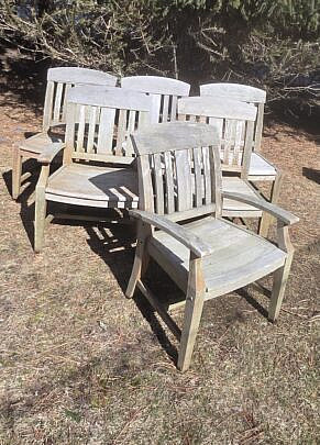 4675-955 Teak Chairs A