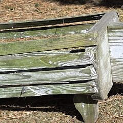 Two Vintage Figural Teak Animal Planters, 20th century