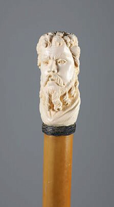 Whaler Made Gentleman Knob Walking Stick, 19th Century