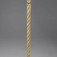 Whaler Made L-Grip Cane, 19th Century