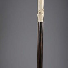Whaler Made L-Grip Cane, 19th Century