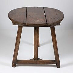 French Folding Wine Tasting Table, 19th Century