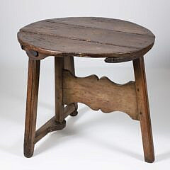 French Folding Wine Tasting Table, 19th Century
