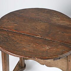 French Folding Wine Tasting Table, 19th Century