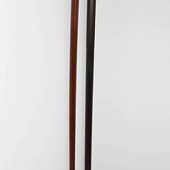 Two Whaler Made Walking Sticks, 19th Century