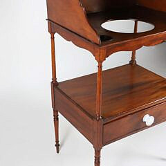 Scarce Nantucket Mahogany Wash Stand, circa 1800 