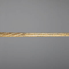 Whaler Made Paneled Knob Grip Walking Stick, 19th Century