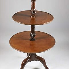 English George III Three Tier Dumb Waiter, 18th Century