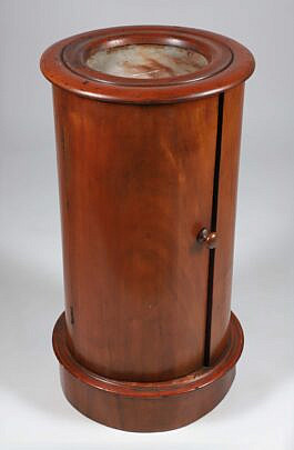 English Pot Table with Alabaster Insert, Early 19th Century
