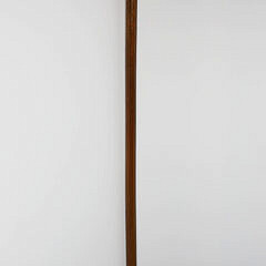Carved Clown Head Wearing Cap Grip Walking Stick, 19th Century