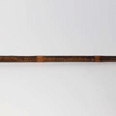 Mechanical Carved Skull Grip Walking Stick, 19th Century