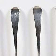Four George III Sterling Silver Tablespoons