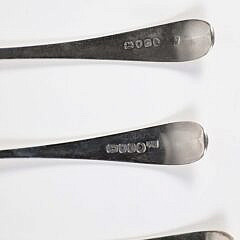 Four George III Sterling Silver Tablespoons
