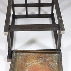 Mission Oak Style Umbrella Stand with Copper Liner