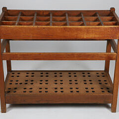 Mission Oak Style Cane Rack