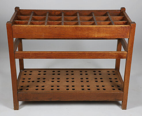 Mission Oak Style Cane Rack