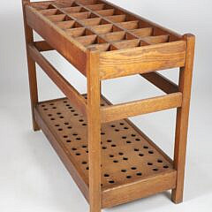 Mission Oak Style Cane Rack