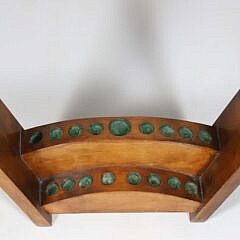Mission Oak Style Two-Tier Fan Shaped Cane Rack