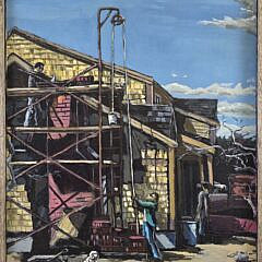 Vintage Robert Dandurand Nantucket Oil on Canvas, “The Guardian”, Painting