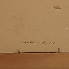 John Austin Tempera on Artist Board “Gay Head Light, Martha’s Vineyard”