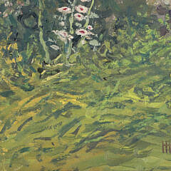 Harry Hambro Howe Oil on Canvas “Stone Alley, Nantucket”