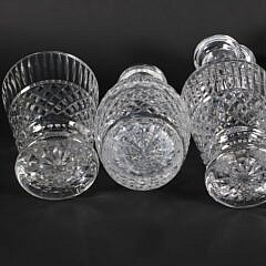 Two Tramore Waterford Crystal Decanters and Ice Bucket