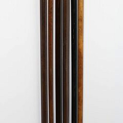 Six Repousse Sterling Silver Knob Grip Walking Sticks, 19th Century