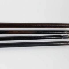 Four Repousse Silver Knob Presentation Walking Sticks, 19th Century