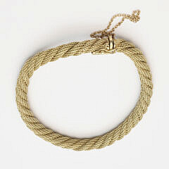 Italian 14K Yellow Gold Cable Twist Bracelet