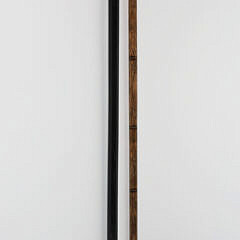 Two Sticks: Carved Dachshund’s Head and a Rabbit Grip Walking Sticks, 19th Century