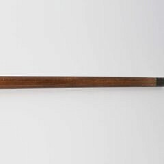 Mechanical Carved Wood Parrot Walking Stick, 19th Century