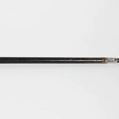 Antique Phrenology Head Walking Stick, 19th Century