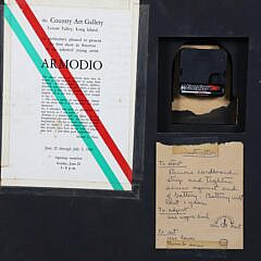 Armodio (b. 1938 Piacenza) Acrylic on Panel “Timepiece”, circa 1969
